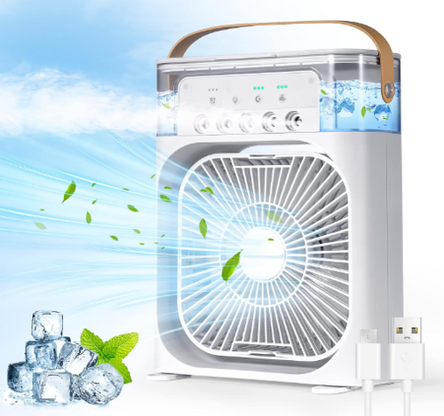 Ventilador de Aire Acondicionado Portátil 3 en 1