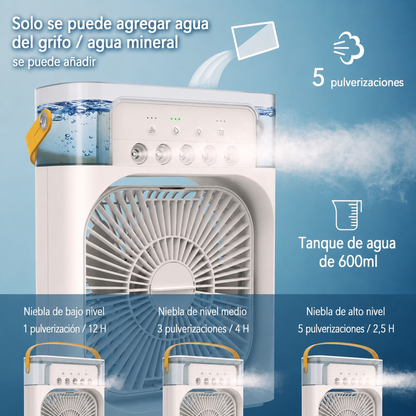 Ventilador de Aire Acondicionado Portátil 3 en 1